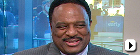 Roland, TJMS, 02.08.10: Roland S. Martin/Tom Joyner Morning Show, Roland talks with James Brown of CBS Sports