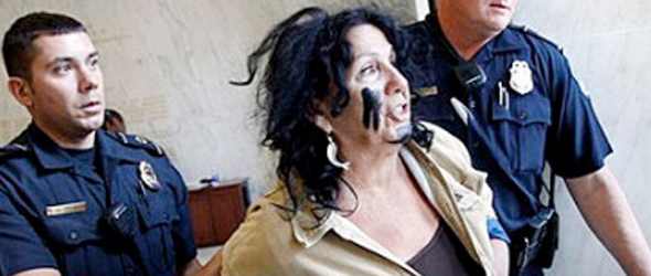Protester Diane Wilson Disrupts Tony Hayward Testimony (Video)