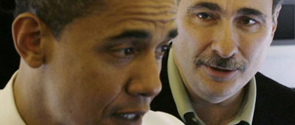 President Obama and David Axelrod