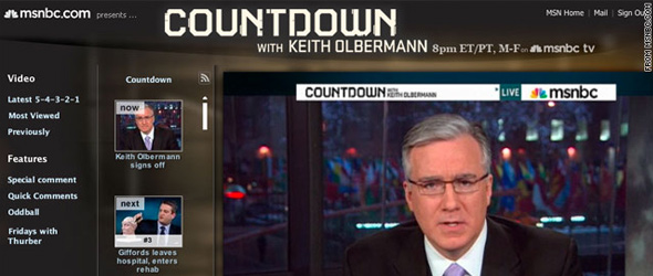 Keith Olbermann Leaving MSNBC