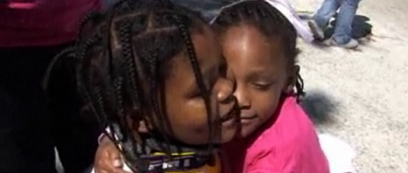 Girl, 9, Nearly Dies Saving Sister From Oncoming Truck (VIDEO)