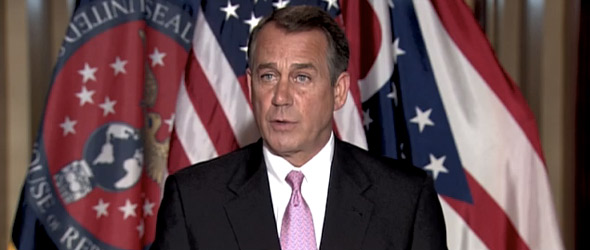 Speaker Boehner To Present GOP’s Alternative Strategy For Job Creation Today