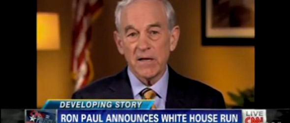 Rep. Ron Paul Announces Candidacy For President