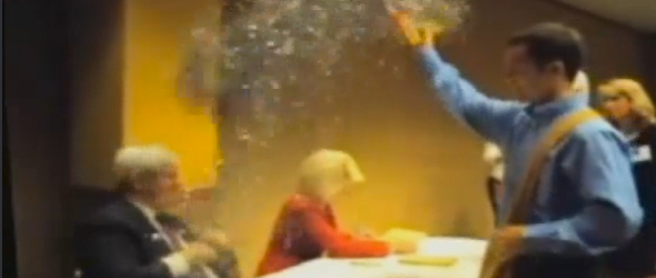 Newt Gingrich Get ‘Glittered’ By Gay Rights Protester (VIDEO)