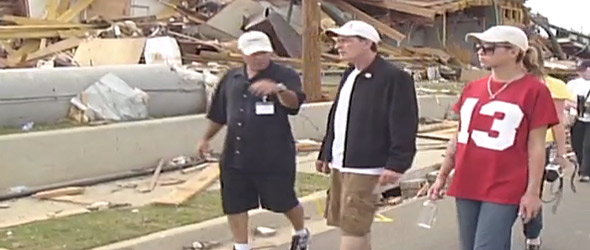 Sheen raising money for tornado victims