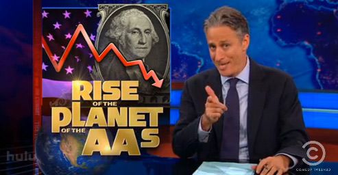 Jon Stewart Rips Standard & Poor’s U.S. Credit Rating Downgrade: ‘A Slap In The Face’ (VIDEO)