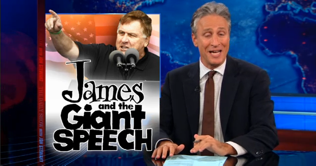 Jon Stewart: Jimmy Hoffa Jr.’s Big Speech Upsets The Tea Party (VIDEO)