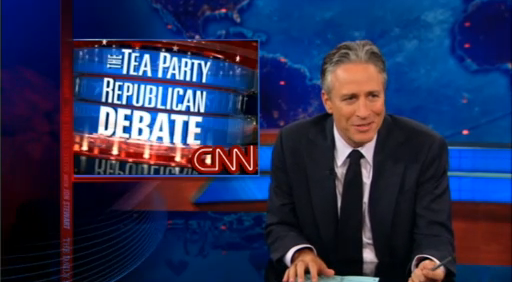 Jon Stewart Takes On CNN Tea Party Debate (VIDEO)